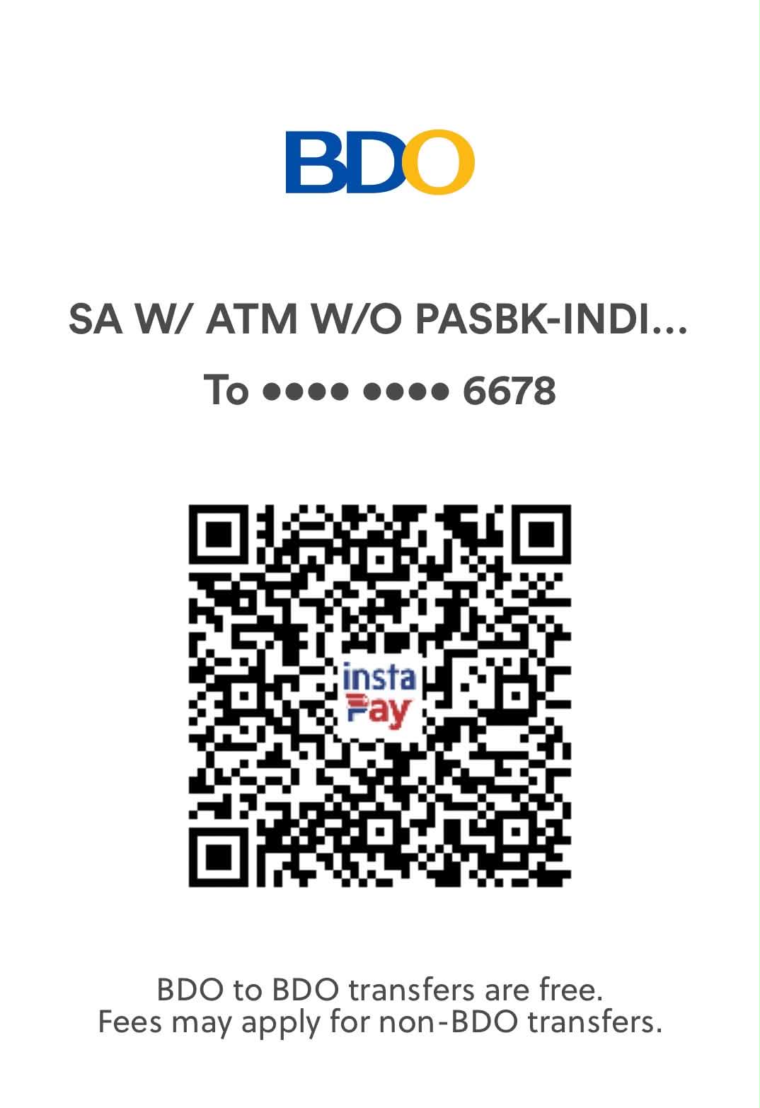 BDO QR Code