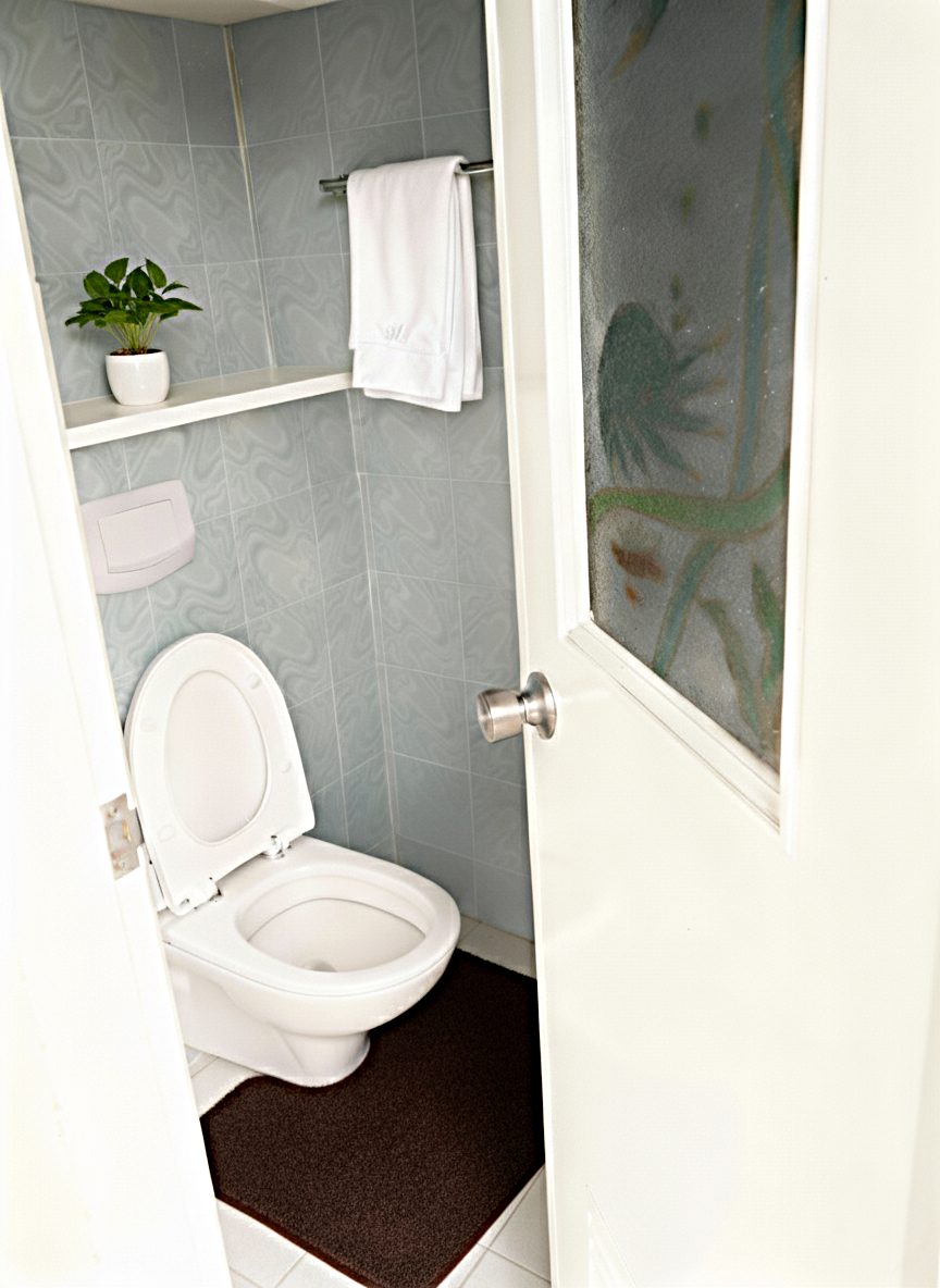 Private toilet and bathroom exclusive use
